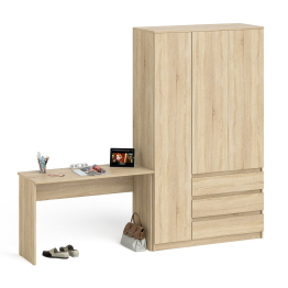 Письменный стол Мори МСП1200.1 и шкаф три дверки Мори 1200