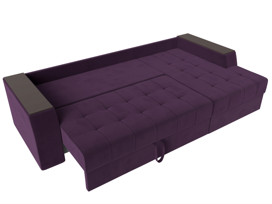 Диваны угловые в гостиную, Угловой диван Эмир БС правый угол, велюр