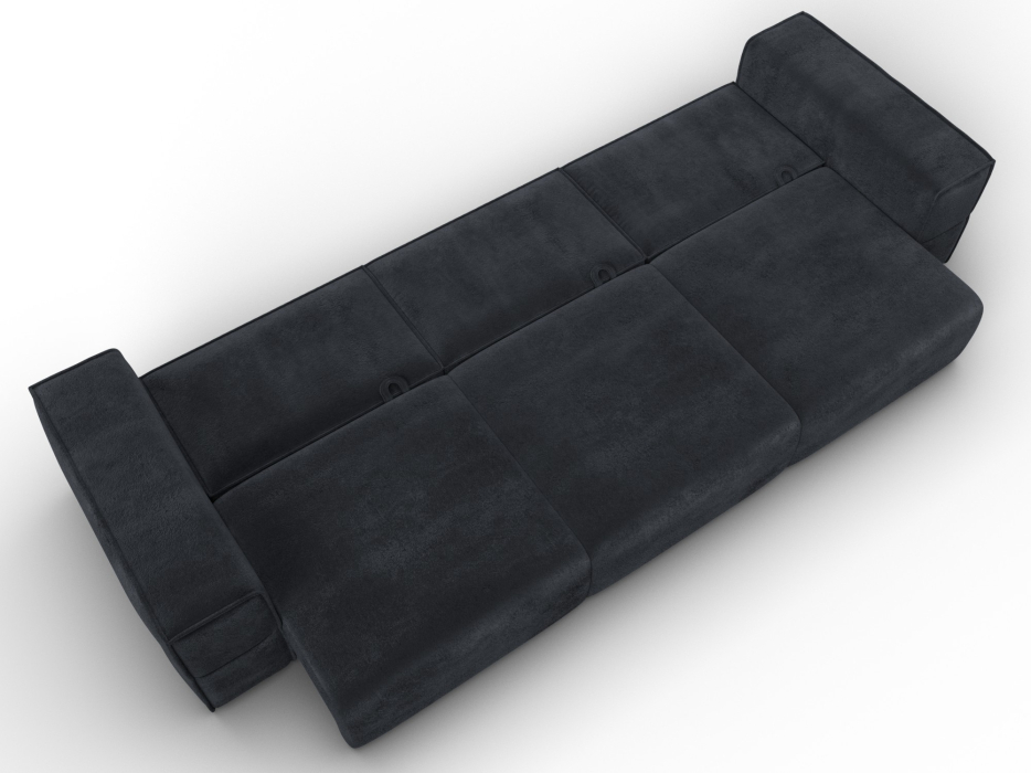 Диваны еврокнижки, Диван прямой Лига-058 НПБ Лонг, велюр TOWER