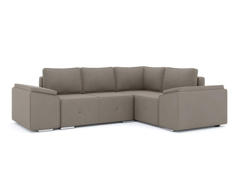 Диваны угловые в гостиную, Диван-кровать угловой Хавьер 1 ПБ еврокнижка, велюр