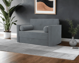 Диван прямой выкатной Санта №2 (Велюр)