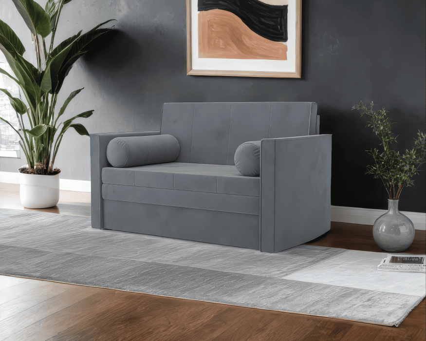 Диваны выкатные, Диван прямой выкатной Санта №2 (Велюр)