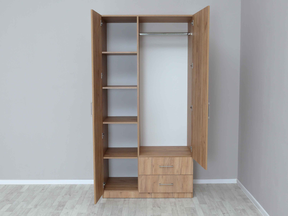 Шкафы распашные, Шкаф 2-х дверный с зеркалом 1005х560х1990