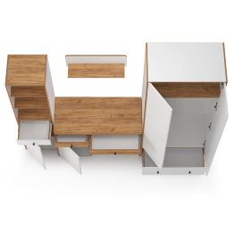 Молодёжная мебельная стенка Вуди № 22