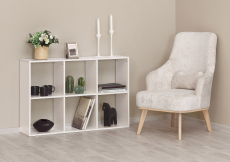 Открытые, Стеллаж 6 ячеек горизонтальный 1110х300х750