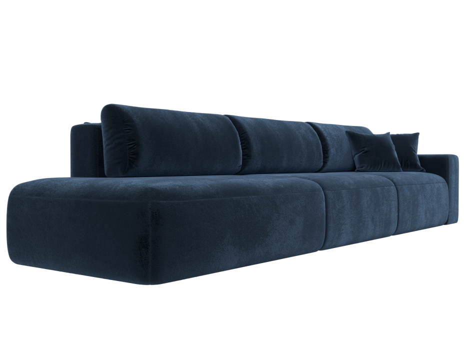 Диваны еврокнижки, Диван прямой Лига-036 НПБ Модерн Лонг подлокотник справа, велюр TOWER