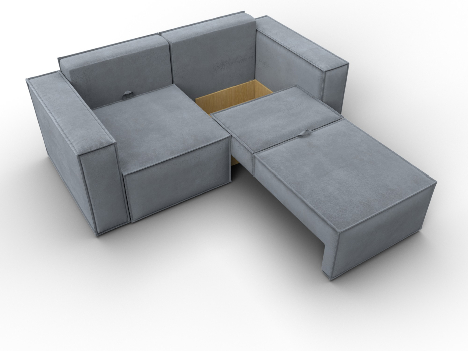 Диваны кровати со спальным местом, Диван прямой Куба мини, велюр TOWER