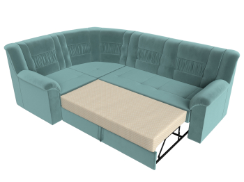 Угловой диван Карелия левый, велюр