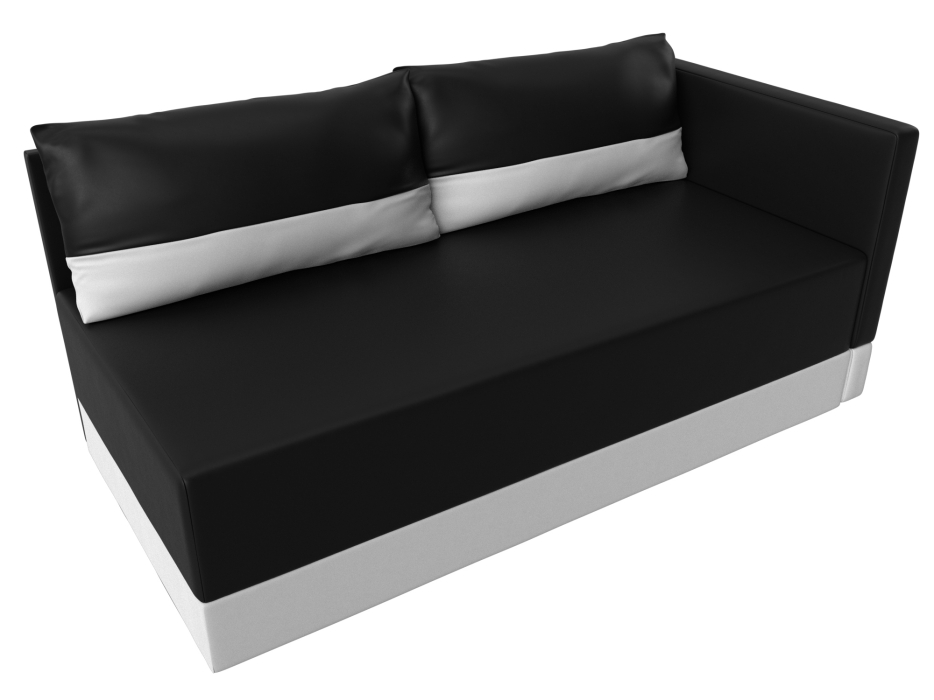 Кушетка диван, Кушетка Никас правая, экокожа