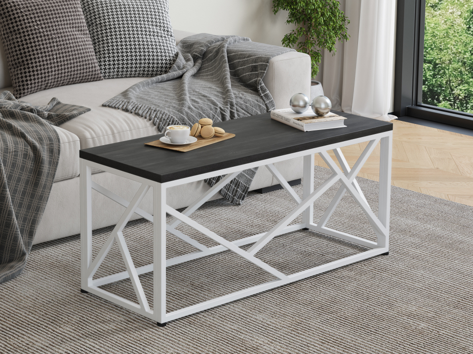 Журнальные столики, Журнальный стол  Айсберг Лофт 04  белый