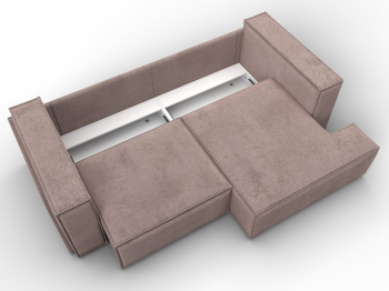 Диван угловой Лига-061 угол правый, велюр TOWER