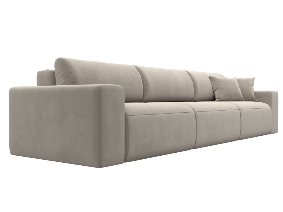 Диваны еврокнижки, Диван прямой Лига-036 Классик Лонг, микровельвет