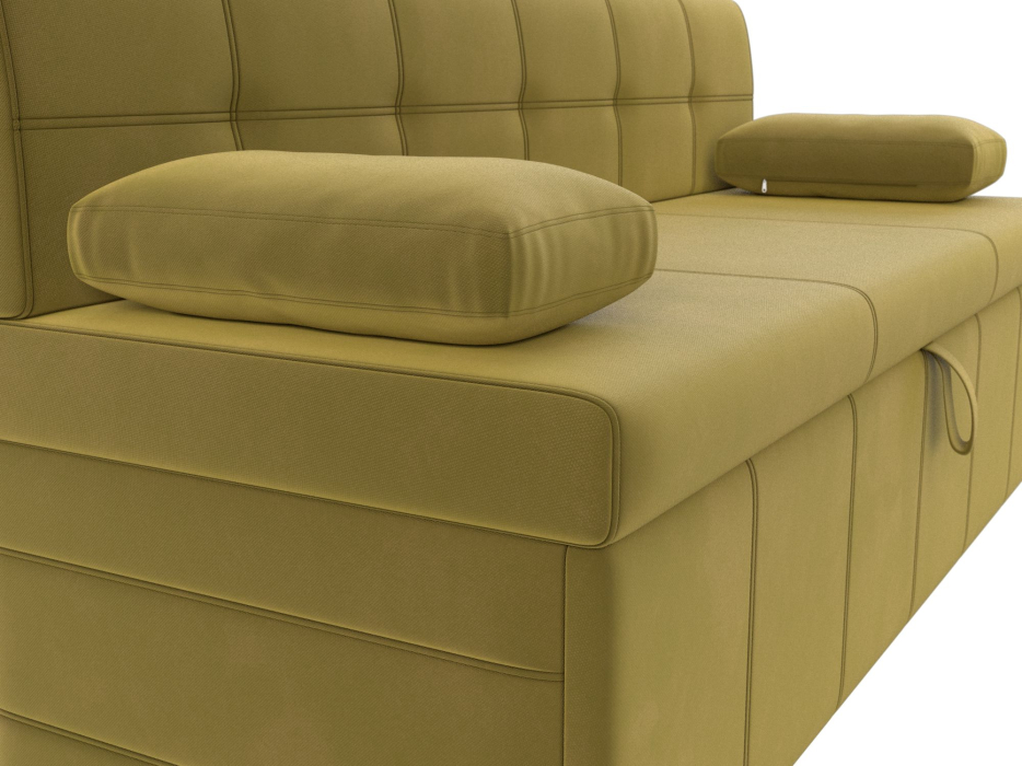 Диваны прямые кухонные, Кухонный прямой диван Лео, микровельвет