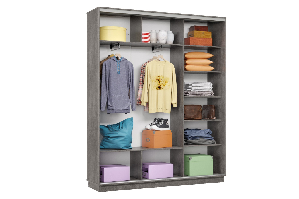 Шкафы-купе 3-х дверные, Шкаф-купе Премьер Лайт 21 (11;11;11) трехдверный