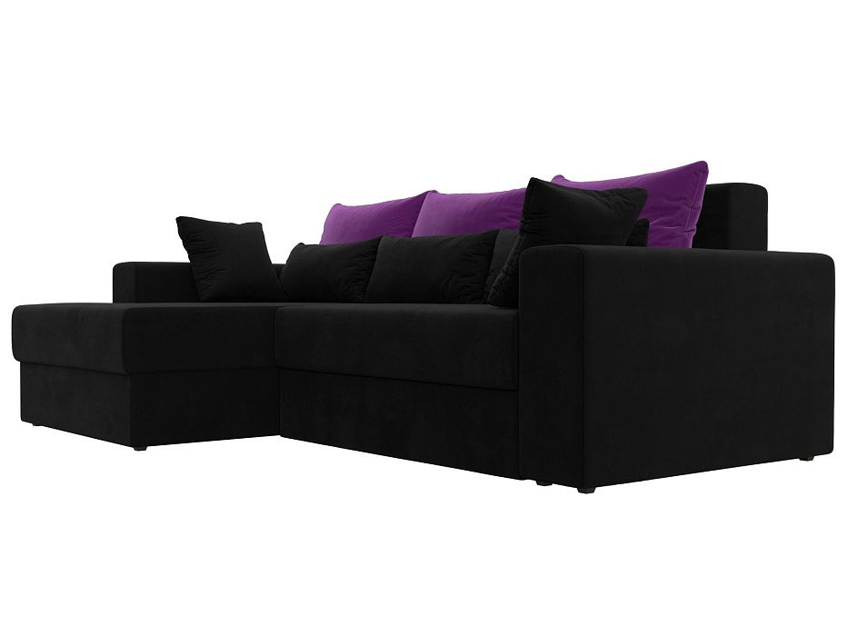 Офисные диваны, Угловой диван Майами левый угол, микровельвет