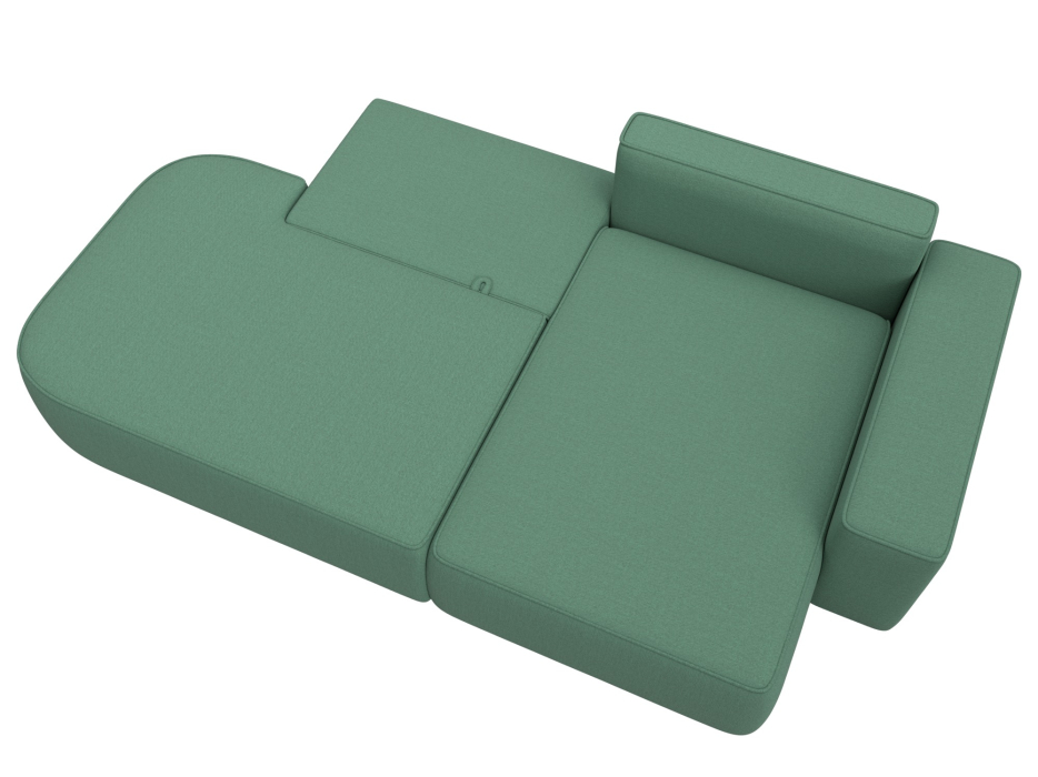 Диваны угловые в гостиную, Диван угловой Лига-065 угол правый, рогожка Амур