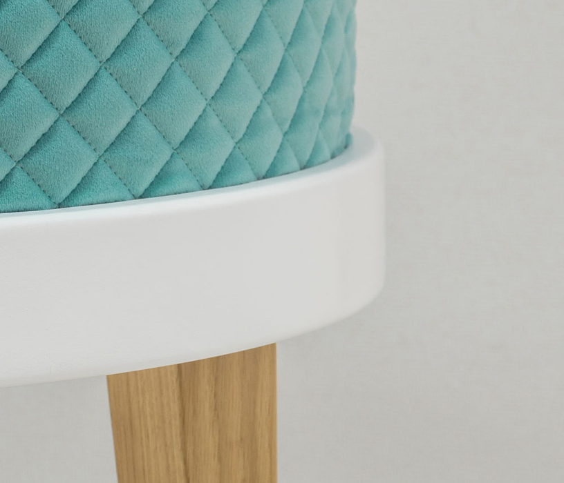 Банкетки, Банкетка Quinn W, съемный чехол, велюр (стёганый)