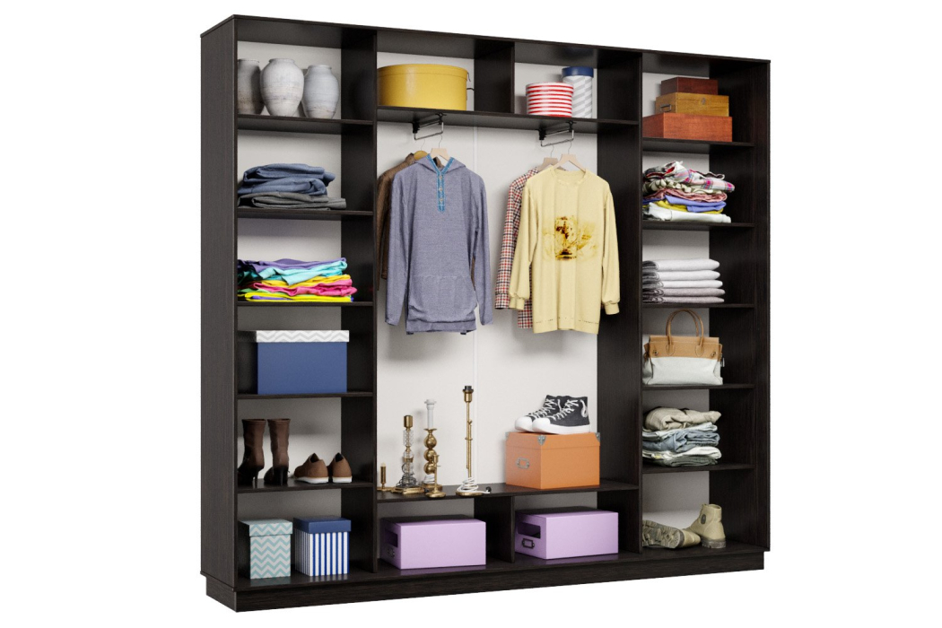 Шкафы-купе, Шкаф-купе Премьер 57 (14;14;14) трёхдверный