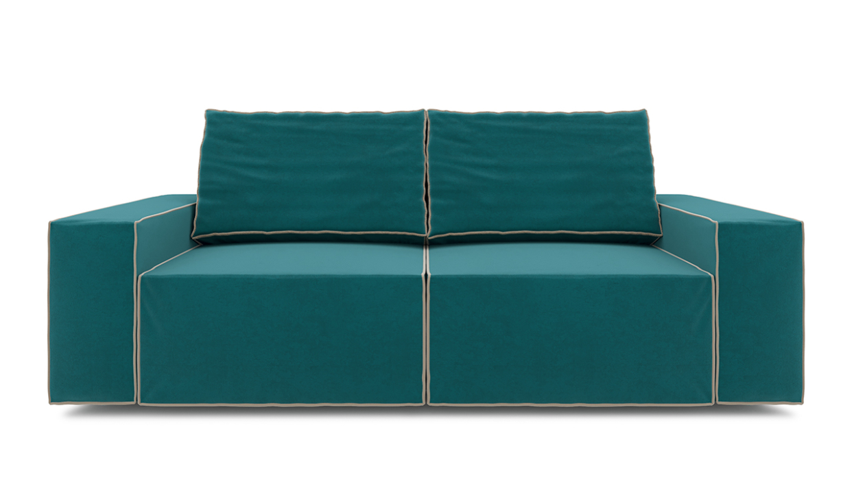 Большие диваны, Стенли Premium Диван прямой. Велюр Beauty.