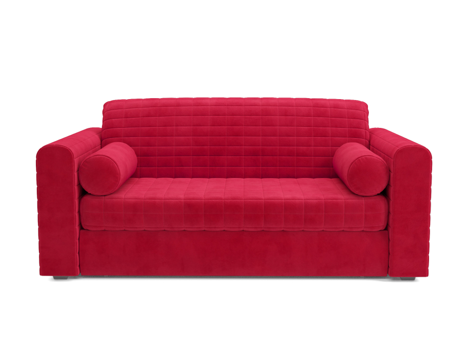 Диваны с ящиком для белья, Диван аккордеон Барон №5 НПБ 120х200 Микровелюр