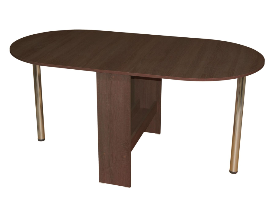 Столы-книжки, СКТ-60 Стол-книжка опора круглая хром