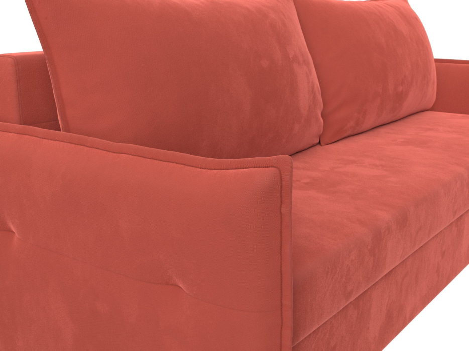 Диваны еврокнижки, Прямой диван Лига-004, Микровельвет