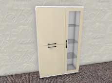 Шкафы распашные, Модульная система Грейс Шкаф ШК-5082  Снежный Ясень
