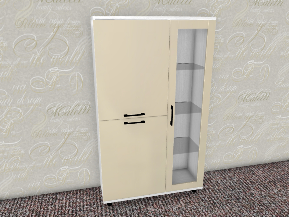 Шкафы распашные, Модульная система Грейс Шкаф ШК-5082  Снежный Ясень