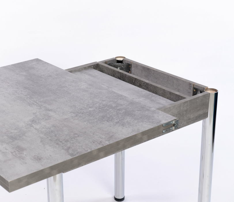 Обеденные столы, Стол обеденный раскладной 80 хром