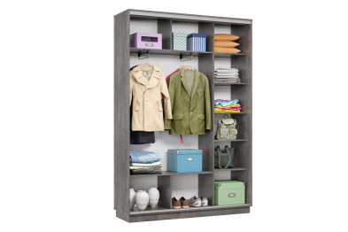 Шкаф-купе Премьер Лайт 11 Ф-1356 двухдверный