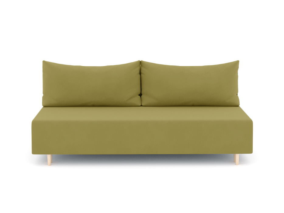 Диваны еврокнижки, Диван-кровать еврокнижка Смайл без подлокотников, велюр