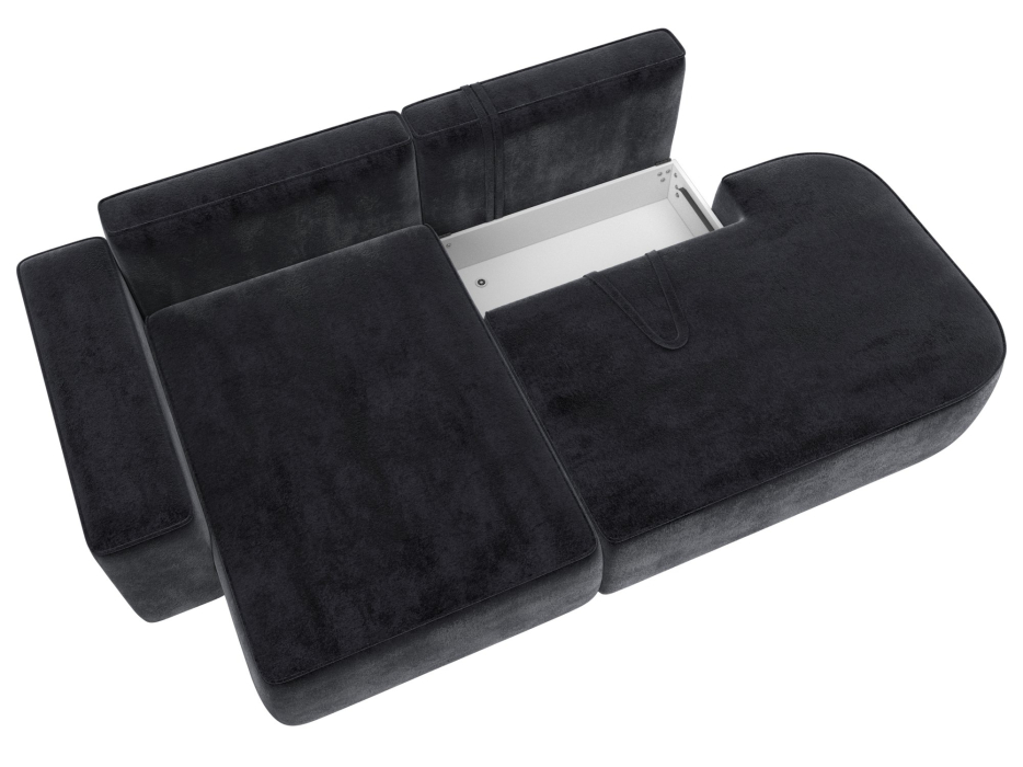 Диваны угловые в гостиную, Диван угловой Лига-065 угол левый, велюр TOWER