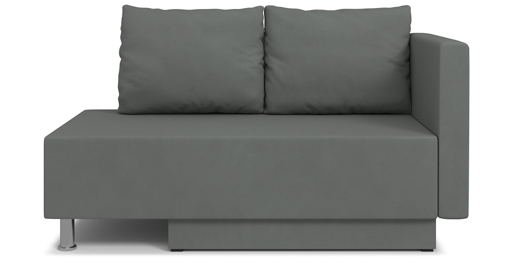 Диваны кровати со спальным местом, Кушетка Леон Lux, универсальный,  велюр