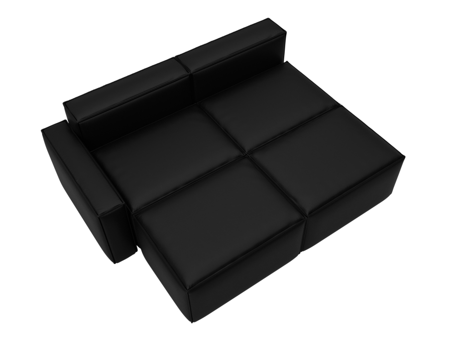 Диваны угловые в гостиную, Диван угловой модульный Лига-063 угол левый, экокожа GRIFON