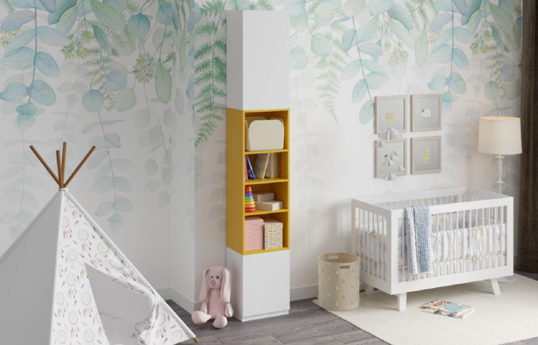 Открытые, Стеллаж Олли - 1 с дверцей