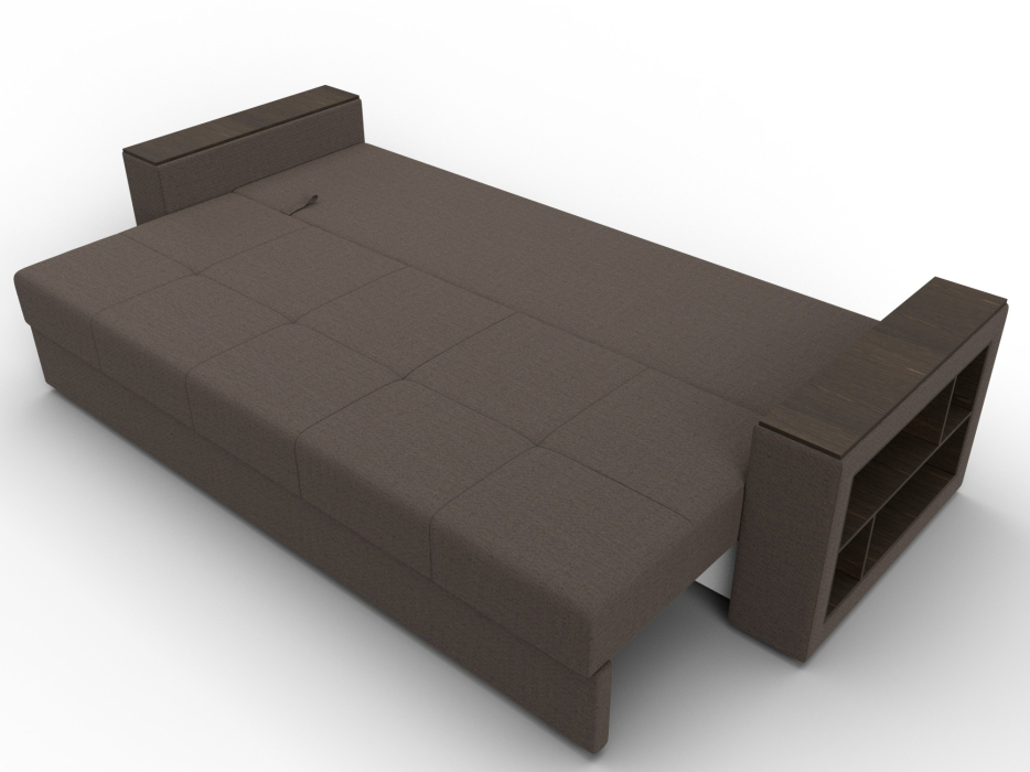 Диваны кровати со спальным местом, Диван прямой Дубай Лайт, рогожка Амур