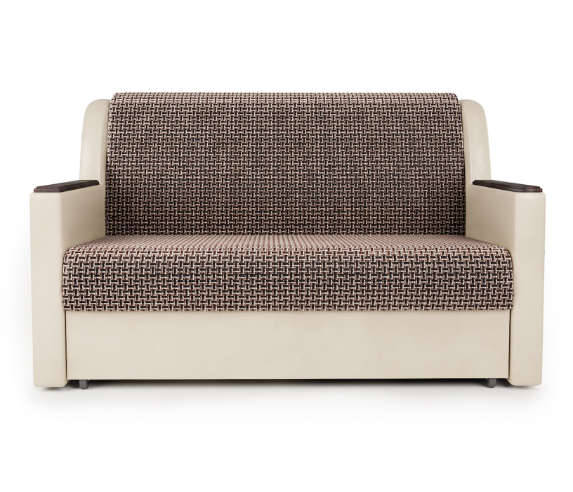 Диваны с ящиком для белья, Диван-кровать Аккорд Д 140, корфу/экокожа