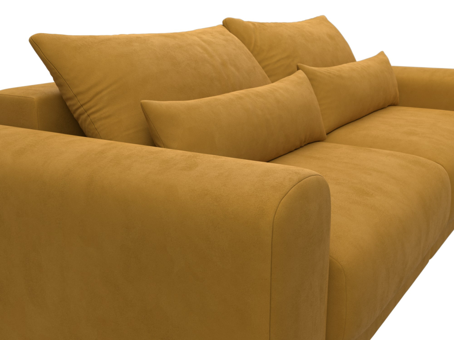 Диваны еврокнижки, Диван прямой Лига-056 НПБ, велюр BRUT