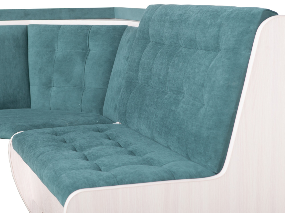 Кухонные уголки, Кухонный уголок Стиль 1Л (со столом СТ3) Дуб млечный / велюр