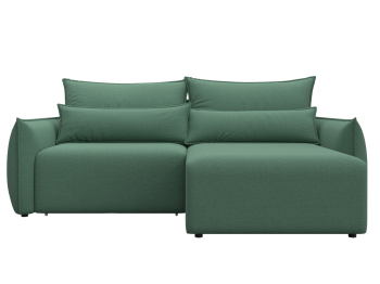 Диван угловой Лига-051 НПБ угол универсальный, рогожка Амур