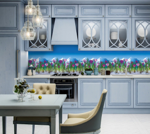 Кухонный фартук Шафран 2000x600x1.5 мм глянец