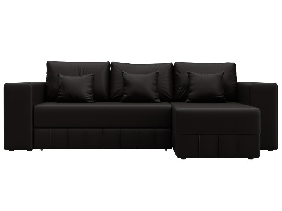 Диваны угловые в гостиную, Диван угловой Лига-076 угол универсальный, экокожа GRIFON