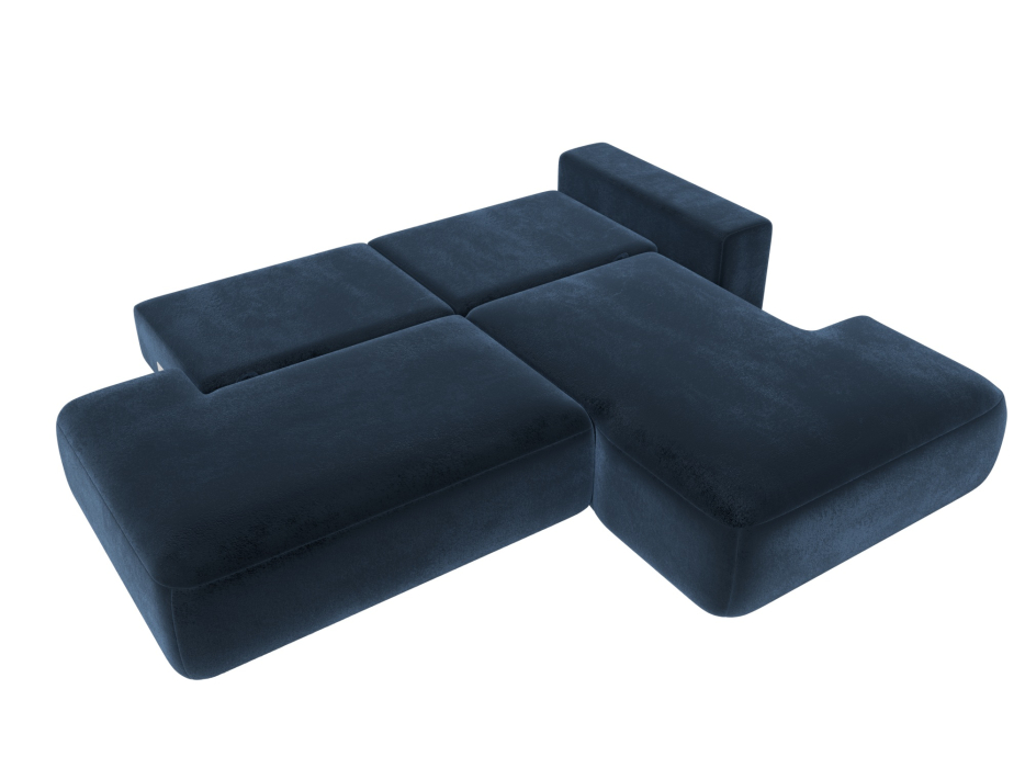 Диваны угловые в гостиную, Диван угловой Лига-036 НПБ Модерн правый угол, велюр TOWER