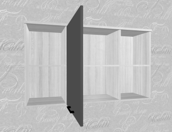 Модульная система Грейс Антресоль АН-5024  Снежный Ясень