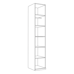 Шкаф-пенал Валенсия 13.207.01