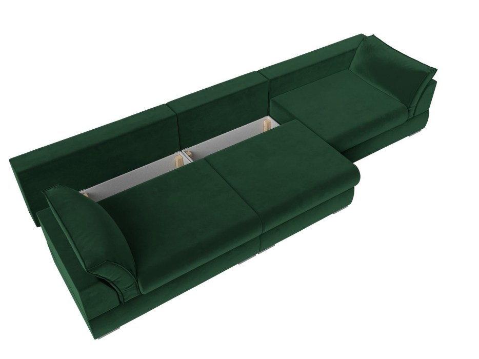 Диваны прямые кухонные, Прямой диван Пекин Long, велюр