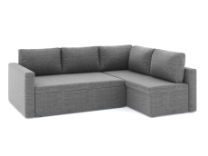 Диваны угловые в гостиную, Диван-кровать угловой Мансберг дельфин, рогожка