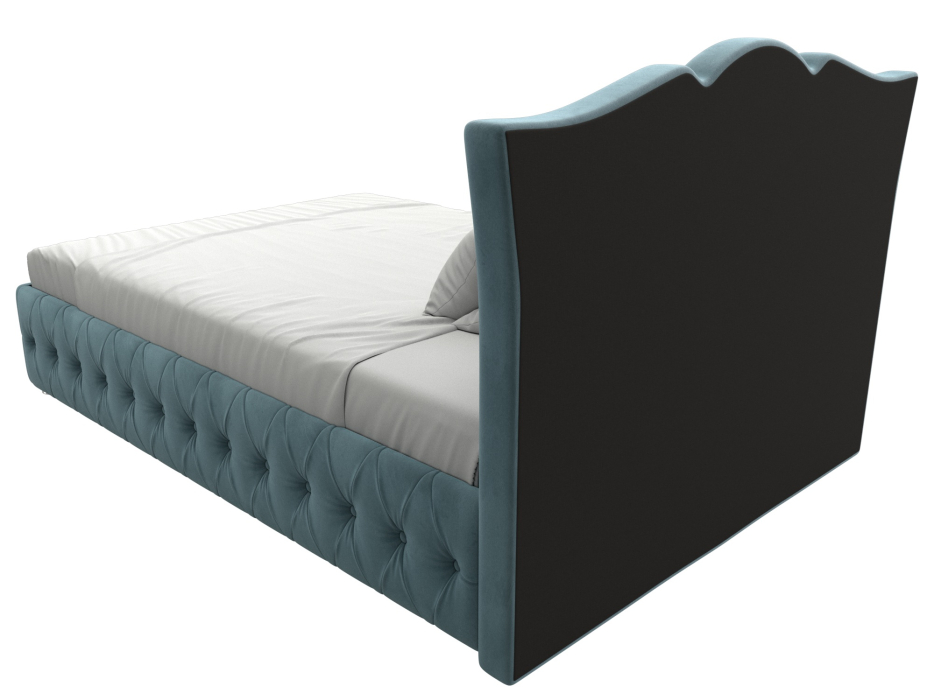 Мягкая кровать, Кровать интерьерная Герда 140, Велюр