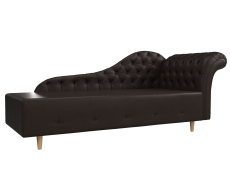 Кушетка диван, Кушетка Камерон правая, экокожа