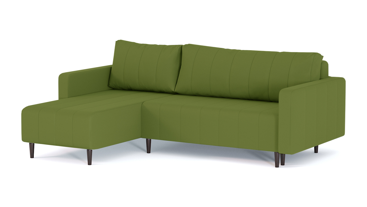 Диваны угловые в гостиную, Диван-кровать угловой Мартиника пантограф, велюр